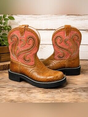 Ariat Gembaby Fatbaby Western Roper Boots Sz 7